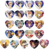 All 21 Types Set Yumeiro Cast Heart-Shaped Can Badge Vol.7 AnimeJapan 2018 Goods Can Badge [USED]