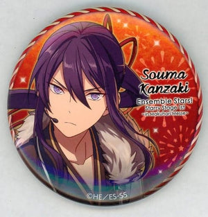 Souma Kanzaki Ensemble Stars! Starry Stage 1st in Makuhari Messe Character Badge Collection Can Badge [USED]