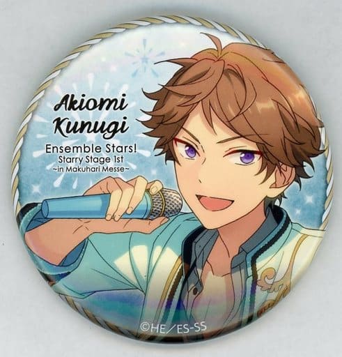 Akiomi Kunugi Ensemble Stars! Starry Stage 1st in Makuhari Messe Character Badge Collection Can Badge [USED]