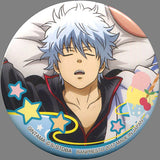 Sakata Gintoki Sleeping Face Ichiban Cafe Gintama' -Fudan Kakko Tsukeru Yatsu ni Kagitte Negao ga Hidoi- Can Badge Can Badge [USED]