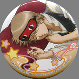 Sougo Okita Sleeping Face Gintama' Ichiban Cafe Only Those Who Usually Look Cool Have Terrible Sleeping Faces Can Badge [USED]