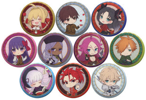 Rin Tohsaka, etc. Fate/Extra Last Encore X Treevillage Trading Tin Badge All 10 Types Set Can Badge [USED]