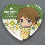 Midori Takamine Ensemble Stars! X Animatecafe Trading Heart Shaped Can Badge Yumenosaki Picnic Ver.A Group Can Badge [USED]