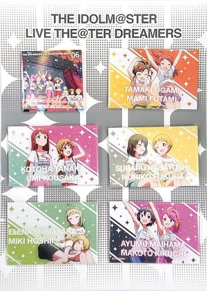 THE iDOLM@STER THE iDOLM@STER Limited Can Badge Collection LIVE THE@TER DREAMERS 06 Release Commemorative Event Limited Set of 6 Can Badge [USED]