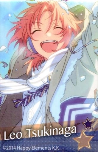 Leo Tsukinaga Ensemble Stars! X Lawson Square Badge A Set Can Badge [USED]