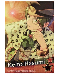 Keito Hasumi Ensemble Stars! X Lawson Square Badge A Set Can Badge [USED]