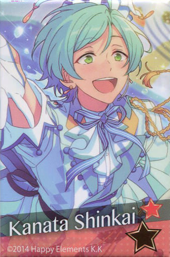Kanata Shikai Ensemble Stars! X Lawson Square Badge Can Badge [USED]