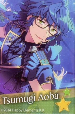 Tsumugi Aoba Ensemble Stars! X Lawson Square Badge Can Badge [USED]