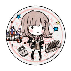 Chiaki Nanami Danganronpa 1-2 Reload Button Badges Graph Art Design 02 Can Badge [USED]