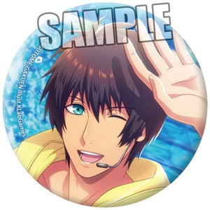 Cecil Aijima Uta no Prince Sama Shining Live Trading Tin Badge Seaside Summer Live! Another Shot Ver. Can Badge Can Badge [USED]