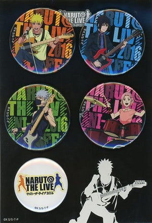 Gathering Can Badge Set (5 Set) NARUTO THE LIVE 2016 Can Badge [USED]