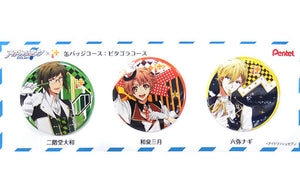 Nikaido Yamato & Izumi Mitsuki & Rokuya Nagi Can Badge Set Idolish7 x i Plus Release Commemorative Campaign Can Badge Course Winning Items Can Badge [USED]