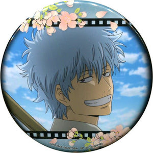 Gintoki Sakata Background Blue Sky Gintama Memories Are Always Beautiful Vol.2 Sega Adores Limited Can Badge [USED]