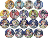 All 18 Types Set Love Live! School Fes Thanksgiving 2018 Commemorative Tin Badge M's Can Badge [USED]