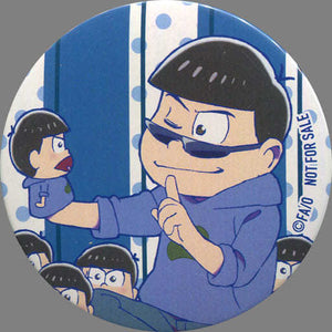 Karamatsu Original Tin Badge Papetto! Osomatsu-san Original Tin Badge Pesent Campaign Winning Items With Winning Notification Can Badge [USED]