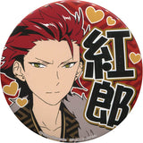 Kurou Kiryu Ensemble Stars! Amusement Ichiban Kuji Variety Can Badge Push Character! Prize B Can Badge [USED]