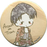 Levi Ackerman Graff Art Attack on Titan Trading Tin Badge 1st Attack On Titan Test Can Badge [USED]