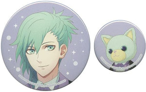 Ai Mikaze & Lira Uta no Prince Sama Prince Cat Trading Can Badge Set Party Style Ver. Mail order Limited Can Badge [USED]