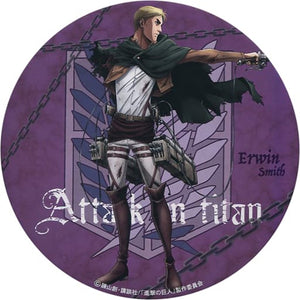 Erwin Smith Decan Badge Rakuten Collection Attack on Titan Season 2 Movie: The Roar of Awakening Prize D Can Badge [USED]