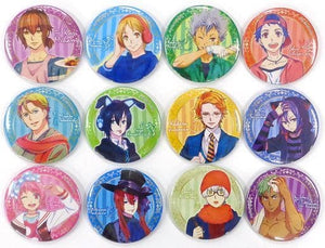 All 12 Types Set King of Prism: Pride the Hero 76mm Trading Can Badge Attraction Festa in Toshimaen Goods Can Badge [USED]