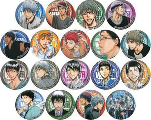 Kuroko's Basketball Tin Badge Collection -WJ 50th Anniversary Exhibition Ver.- Vol.2 50th Anniversary Weekly Shonen Jump Exhibition VOL.3 Goods All 18 Types Set Can Badge [USED]