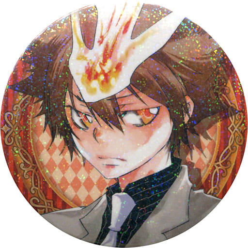 Tsunayoshi Sawada White Jacket Rhea Reborn! Collection Can Badge WJ 50th Anniversary Exhibition Ver. Part 2 50th Anniversary Weekly Shonen Jump Exhibition Vol.3 Limited Can Badge [USED]
