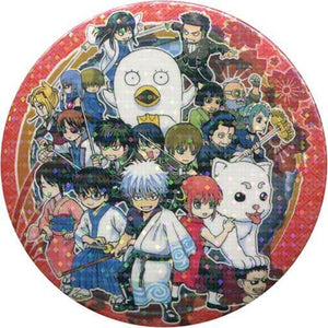 Gintoki Sakata, etc. Gintama Collection Can Badge WJ 50th Anniversary Exhibition Ver. Part 2 50th Anniversary Weekly Shonen Jump Exhibition Vol.3 Limited Can Badge [USED]