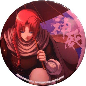 Kamui Bust Up Can Badge -Akane Iro ni Somaru Samurai- Gintama Can Badge [USED]