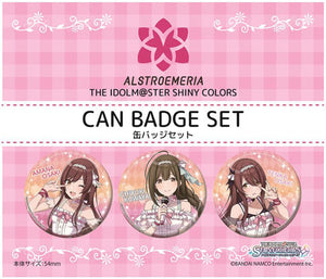 ALSTROEMERIA Can Badge Set 3 Pieces The iDOLM@STER Shiny Colors Can Badge [USED]