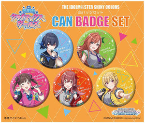 Houkago Climax Girls Can Badge Set 5 Pieces The iDOLM@STER Shiny Colors Can Badge [USED]