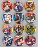 All 12 Types Set Hypnosis Mic: Division Rap Battle 2nd LIVE@ Shinagawa Infumi Tougi Taikai Punchline Trading Character Tin Badge Can Badge [USED]