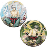 Gintoki & Hijikata Fujin Raijin Style Can Badge Set 2 Set Gintama Can Badge [USED]