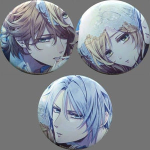 Liliana & Dante & Nicola Can Badge 3 Set PS Vita Soft Piofiore: Fated Memories Stella Set Included Bonus Single Item Can Badge [USED]