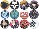 The World Ends with You Final Remix x SQUARE ENIX CAFE Tin Badge Collection Vol.1 All 12 Types Set Can Badge [USED]