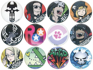 All 12 Types Set The World Ends with You -Final Remix- x SQUARE ENIX CAFE Tin Badge Collection Vol.3 Can Badge [USED]