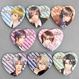 All 8 Types Set Ouji-sama no Propose Heart-Shaped Can Badge Can Badge [USED]