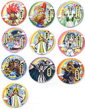 All 10 Types Set Mashin Hero Wataru Series Wataru 30th Memorial Do Deka Can Badge Vol.3 Can Badge [USED]