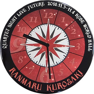 Ranmaru Kurosaki Watch Uta no Prince Sama Quartet Night Live Future 2018 Character Badge Collection Can Badge [USED]