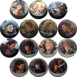 All 14 Types Set Final Fantasy XV x SQUARE ENIX CAFE Vol.7 Hologram Can Badge Can Badge [USED]