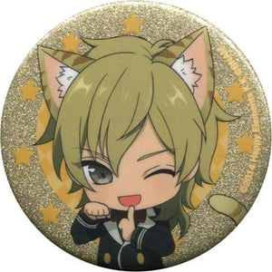 Kaoru Hakaze Ensemble Stars! in Nanja Town Cat Festival Kirakira Can Badge Collection A Can Badge [USED]