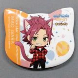 Mao Isara Ensemble Stars! in Namja Town Cat Festival Cat Shaped Can Badge Collection A Can Badge [USED]