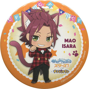 Mao Isara Ensemble Stars! in Namja Town Cat Festival 75mm Can Badge Collect Jewels! Produce Kuji Prize B Can Badge [USED]