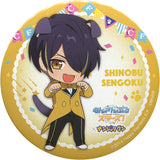 Shinobu Sengoku Ensemble Stars! in Namja Town Cat Festival 75mm Can Badge Collect Jewels! Produce Kuji Prize C Can Badge [USED]