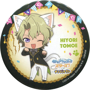 Hiyori Tomoe Ensemble Stars! in Namja Town Cat Festival 75mm Can Badge Collect Jewels! Produce Kuji Prize C Can Badge [USED]