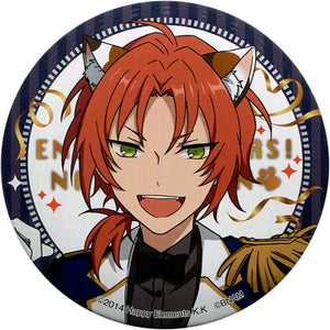 Leo Tsukinaga Face Ensemble Stars! in Namja Town Cat Festival 75mm Can Badge Cat Live Garapon!! Prize B Can Badge [USED]