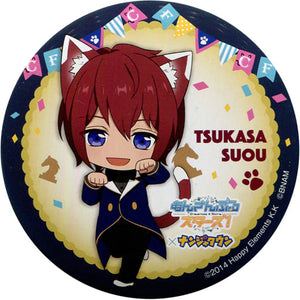 Tsukasa Suou Ensemble Stars! in Namja Town Cat Festival 75mm Can Badge Cat Live Garapon!! Prize B Can Badge [USED]