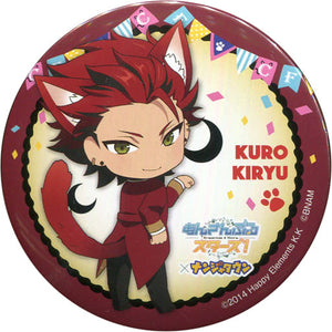 Kurou Kiryu Ensemble Stars! in Namja Town Cat Festival 75mm Can Badge Cat Live Garapon!! Prize C Can Badge [USED]