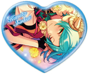 Kanata Shikai Ensemble Stars! Heart Can Badge Vol.4 Can Badge [USED]