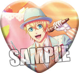 Sho Kurusu Uta no Prince Sama Shining Live Trading Heart Shaped Can Badge Sweet Cafe Live Another Shot Ver. Can Badge [USED]