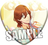 Reiji Kotobuki Uta no Prince Sama Shining Live Trading Heart Shaped Can Badge Sweet Cafe Live Another Shot Ver. Can Badge [USED]